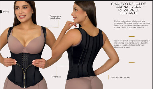 Chaleco reloj de arena