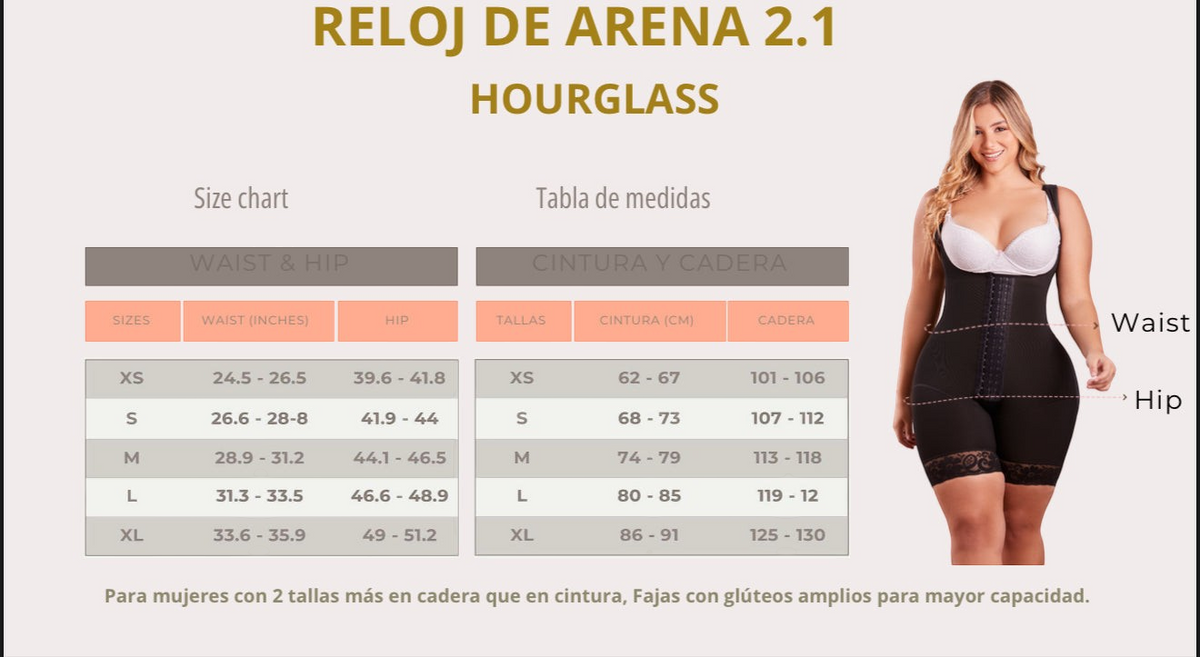 Monica reloj de arena shorts